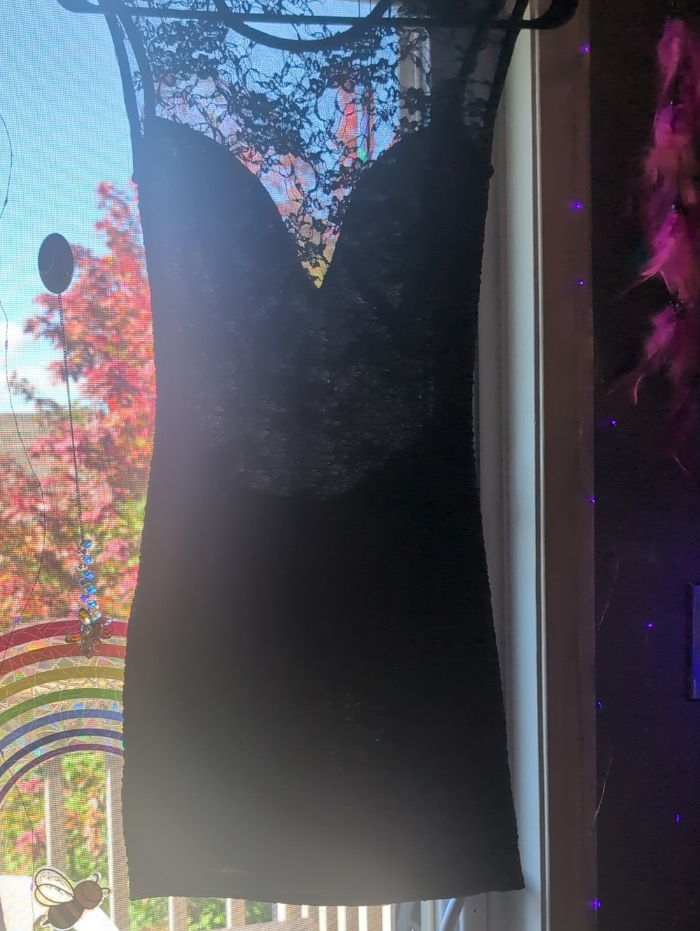 GORGEOUS H&M Black Lace Mini Dress
